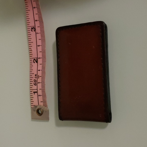 Vintage leather magnetic money clip - Picture 5 of 5